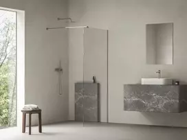 Ravak dušo kabina Walk-in, 120x200 cm, chromas/skaidrus stiklas GW9WG0C00Z1C