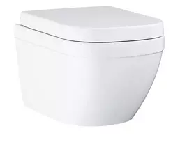 Grohe Euro Ceramic - pakabinamas unitazas su SoftClose dangčiu, Rimless, Triple Vortex, Alpine White 39693000