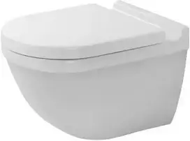Duravit Starck 3 - Pakabinamas unitazas, be rėmelio, baltas 2527090000