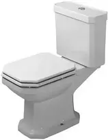 Duravit 1930 - Pastatomas unitazas, 36x39 cm, 67 cm aukščio, baltas - dubuo, horizontalus sifonas, su WonderGliss 0227090000