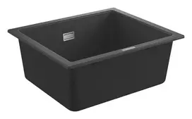 Grohe kriauklė - K700 kompozitinė kriauklė su sifonu, 53x46 cm, juodas granitas 31654AP0