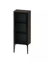 Duravit Xviu - Spintelė 89x40x24 cm, 1 durelės, vyriai dešinėje, stiklas/tamsus ąžuolas XV1360RB272