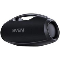 Portable speaker SVEN PS-990, black, power output 180W (RMS), TWS, Bluetooth, RGB backlight, Waterproof (IPx7), USB, Lithium battery, Battery life – up to 16 hours