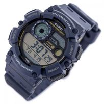 CASIO Skaitmeninis Mėnulio Fazės Vyrų Laikrodis WS-1500H-2AVEF + DĖŽUTĖ