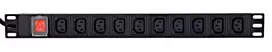Gembird EG-PDU-10C132C19 stovo maitinimo blokas (PDU) su C19 kištuku 1U (3m)