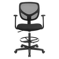 Besisukanti ergonominė biuro kėdė su atlošu ir kojų atrama