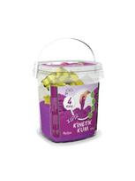 Kinetinis smėlis violetinis 500 g su 4 formelėmis, neišdžiūsta