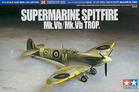 Tamiya Supermarine Spitfire Mk.Vb/Mk.Vb TROP 1/72 plastikinis modelio rinkinys