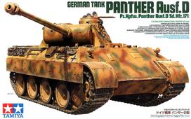 Tamiya Pz.Kpfw. V Panther Ausf. D 1/35 plastikinis surenkamas tanko modelis