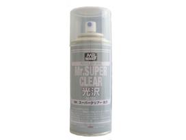 Mr.Hobby Mr. Super Clear purškiamas skaidrus blizgus lakas 170 ml B-513