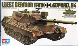 Tamiya Leopard 1A4 Vakarų Vokietijos tankas 1/35 plastikinis rinkinys (35112)