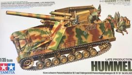 Tamiya Sd.Kfz.165 Hummel (vėlyvasis) 1/35 plastikinis surenkamas rinkinys
