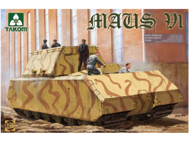 Takom Maus V1 vokiečių supersunkus tankas 1/35 surinkimo rinkinys