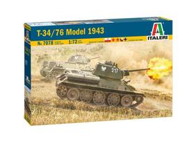 Italeri T-34/76 (1943) 1/72 plastikinis surenkamas tanko modelis