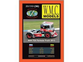 WMC MAN TGX Formula Truck 2013 padangų protektorius, 1:25 (36-2)