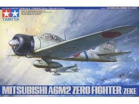 Tamiya Mitsubishi A6M2 Zero, 1/48 plastikinis lėktuvo modelis (61016)