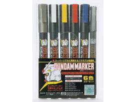 Mr.Hobby Gundam Marker Basic 6 spalvų markerių komplektas GMS-105