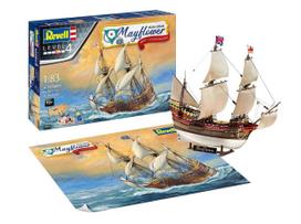 Revell Mayflower 400 m. jubiliejaus laivo modelis 1/83 dovanų rinkinys