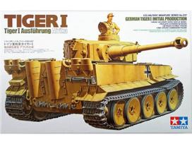 Tamiya vokiečių tankas Tiger I (ankstyvos gamybos) 1/35 35227