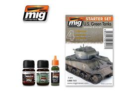 AMMO MIG Sendinimo rinkinys JAV karinei technikai Olive Drab Starter 7413