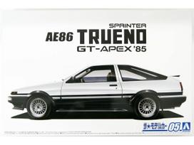 Aoshima Toyota AE86 Sprinter Trueno GT-APEX '85 1/24 surenkamas modelis