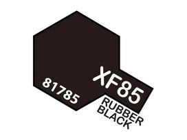 Tamiya XF-85 Rubber Black akriliniai dažai 10 ml