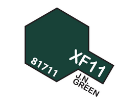 Tamiya XF-11 J.N. Green matiniai akriliniai dažai 10 ml