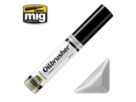 AMMO MIG Oilbrusher 3538 Sidabrinė – aliejiniai dažai sendinimui