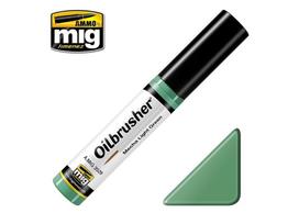 AMMO MIG Oilbrusher aliejiniai dažai sendinimui – Mecha Light Green 3529