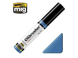 AMMO MIG Oilbrusher Sky Blue 3528 – aliejiniai dažai su teptuku modeliams