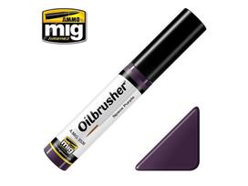 AMMO MIG Oilbrusher Space Purple 3526 – aliejiniai dažai sendinimui su teptuku