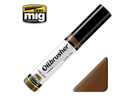 AMMO by MIG Oilbrusher Earth Clay 3524 – aliejiniai dažai sendinimui su teptuku