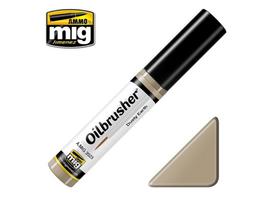 AMMO MIG Oilbrusher Dusty Earth 3523 – sendinimo aliejiniai dažai su teptuku