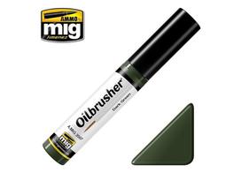 AMMO MIG Oilbrusher aliejiniai dažai sendinimui – Dark Green 3507