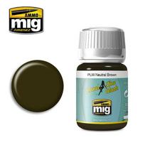 AMMO by MIG Panel Line Wash neutraliai rudas 35 ml (A.MIG-1614) RAF kamufliažui