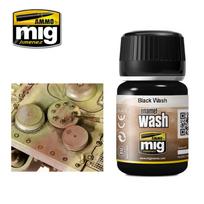 AMMO by MIG Black Wash sendinimo skystis modeliams 35 ml (A.MIG-1011)