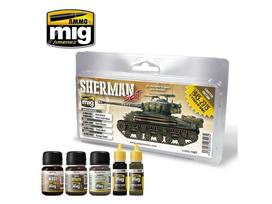 AMMO MIG Sherman Fury sendinimo rinkinys 7427 – purvo ir dulkių efektai