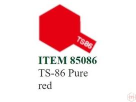 Tamiya TS-86 Pure Red purškiami dažai 100 ml