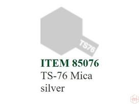 Tamiya TS-76 Mica Sidabras purškiami dažai, 100 ml