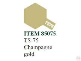 Tamiya TS-75 purškiami dažai „Champagne Gold“ 100 ml