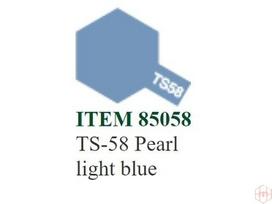 Tamiya TS-58 perlamutriniai šviesiai mėlyni purškiami dažai 100 ml