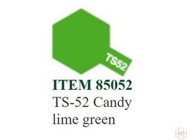 Tamiya TS-52 Candy Lime Green purškiami dažai modeliams, 100 ml