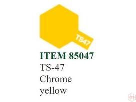 Tamiya TS-47 Chrome Yellow purškiami dažai, 100 ml