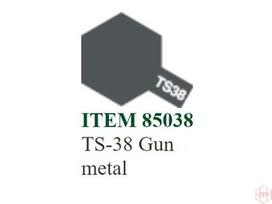 Tamiya TS-38 Gun Metal purškiami dažai modeliams, 100 ml