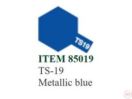 Tamiya TS-19 purškiami dažai – metalinė mėlyna, 100 ml