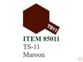 Tamiya TS-11 Maroon purškiami dažai 100 ml