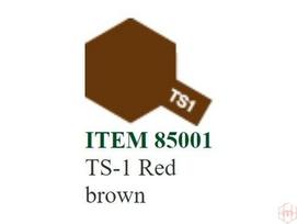 Tamiya TS-1 Red Brown purškiami dažai, 100 ml