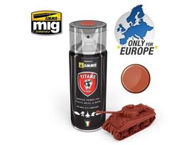 Titans Hobby akrilinis matinis gruntas rūdžių spalvos 400 ml purškiamas