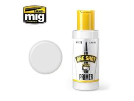 AMMO MIG One Shot akrilinis gruntas, baltas, 60 ml