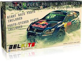 Belkits VW Polo R WRC Rallye Monte-Carlo 2015 1/24 surinkimo rinkinys